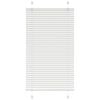 vidaXL Store pliss&eacute; blanc 70x100 cm largeur du tissu 69,4 cm polyester
