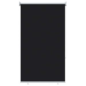 vidaXL Store roulant ext&eacute;rieur protection UV Noir 100 x 230 cm (L x H)