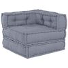 vidaXL Unit&eacute; de canap&eacute; modulaire Tissu Gris 70 x 70 x 56 cm