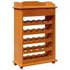 vidaXL &Eacute;tag&egrave;re &agrave; vin Marron 58 x 28 x 90 cm Bois de pin massif