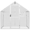 vidaXL Volière argenté 179x100x185 cm aluminium