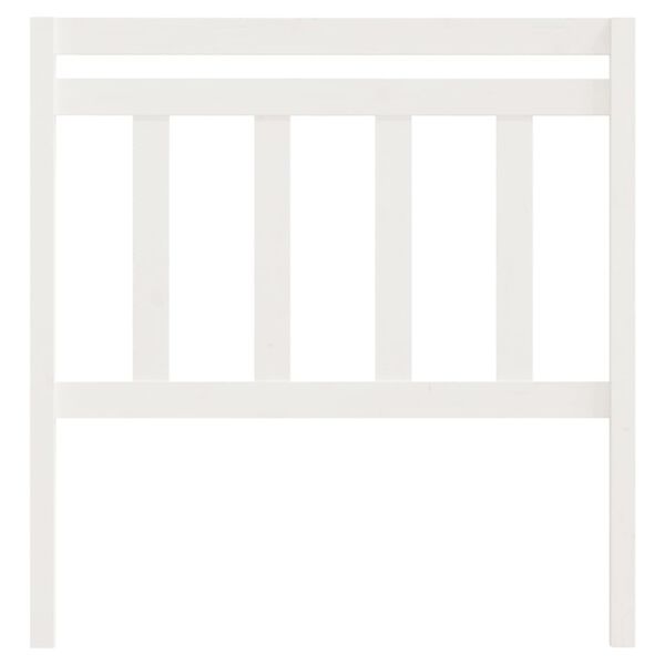 vidaXL Tête de lit Blanc 96x4x100 cm Bois massif de pin