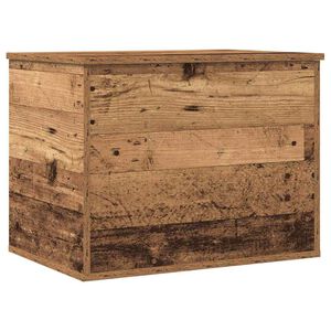 vidaXL Bo&icirc;te de Rangement Bois ancien 60 x 42 x 46 cm
