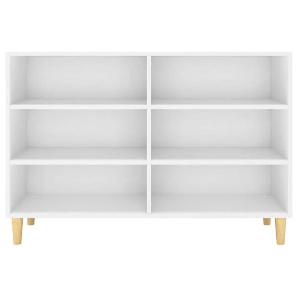 vidaXL Buffet blanc 103,5x35x70 cm bois d'ingénierie