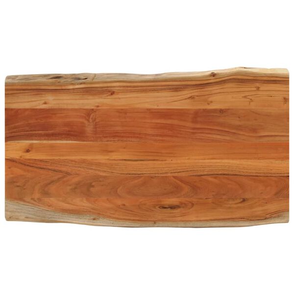 vidaXL Dessus de table 100x60x3,8cm rectangulaire bois massif d'acacia
