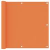 vidaXL &Eacute;cran de balcon Orange 90x600 cm Tissu Oxford