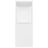 vidaXL Meuble TV Blanc 80x24x63 cm Bois d'ingénierie
