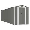 vidaXL Abri de jardin Gris clair 192x772x223 cm M&eacute;tal galvanis&eacute;