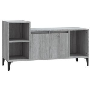 vidaXL Meuble TV Sonoma gris 100x35x55 cm Bois d'ing&eacute;nierie
