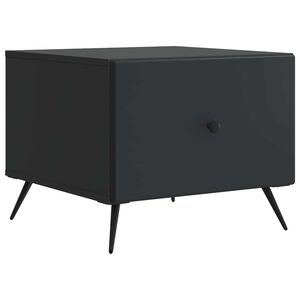 vidaXL Table basse Noir 49 x 50 x 40 cm Bois d'ing&eacute;nierie