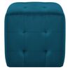 vidaXL 2 pcs Tables de chevet Bleu 30x30x30 cm Tissu velours