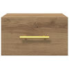 vidaXL Cabinet de chevet 2 pcs Ch&ecirc;ne artisanal 35 x 35 x 20 cm