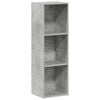 vidaXL Biblioth&egrave;que/Meuble TV Gris b&eacute;ton 36x30x114cm Bois d&rsquo;ing&eacute;nierie