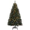vidaXL Sapin de Noël artificiel 300 LED 180 cm