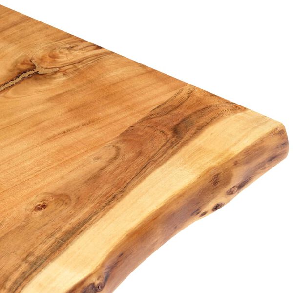 vidaXL Dessus de table Bois d'acacia massif 118x(50-60)x3,8 cm