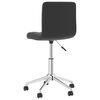 vidaXL Chaise de bureau pivotante Noir Similicuir