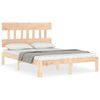vidaXL Cadre de lit sans matelas 140x200 cm bois massif de pin