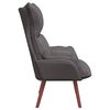 vidaXL fauteuil Gris 69 x 74 x 93 cm Cuir artificiel