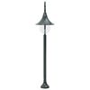 vidaXL Lampadaire de jardin E27 120 cm Aluminium Vert foncé