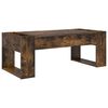 vidaXL Table basse Ch&ecirc;ne fum&eacute; 110 x 50 x 41 cm Bois d'ing&eacute;nierie