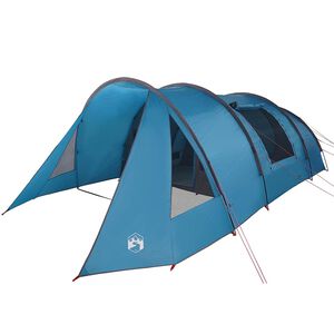 vidaXL Tente Tunnel 5-Personnes Bleu et gris 805 x 405 x 211 cm