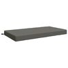 vidaXL Coussin d&rsquo;assise SOEST 100 % polyester Gris 120 x 60 x 10 cm
