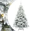 vidaXL Sapin de No&euml;l artificiel avec 300 LED Blanc 180 cm PE et PVC