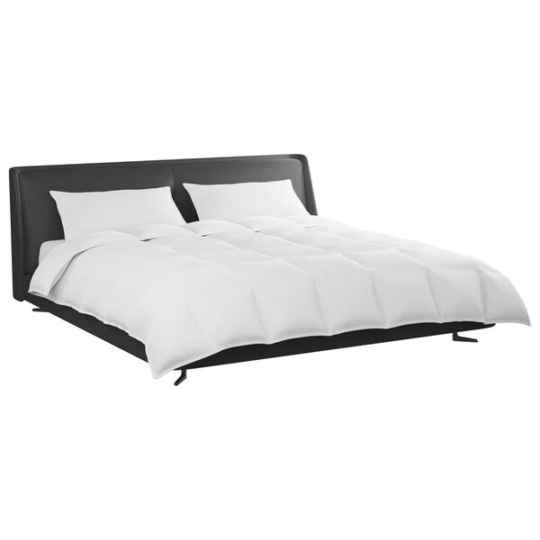 vidaXL Ensemble de Duvet avec oreiller 3 pcs Blanc Plume de canard