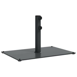vidaXL Base de parasol pour m&acirc;ts &Oslash;32/38/48 mm 15 kg rectangulaire