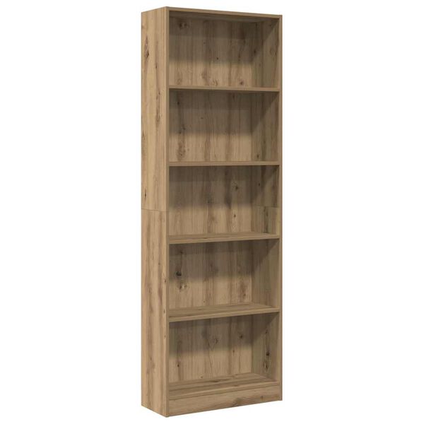 vidaXL Biblioth&egrave;que Ch&ecirc;ne Artisian 60x24x176 cm Bois d'ing&eacute;nierie