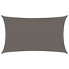 vidaXL Voile d'ombrage 160 g/m&sup2; Anthracite 5x8 m PEHD
