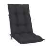 vidaXL Chaises inclinables de jardin et coussins lot de 4 Teck solide