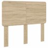vidaXL Cadre de lit Ch&ecirc;ne Sonoma 135 x 190 cm Bois de pin massif