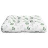 vidaXL Coussin de palette &agrave; motif de feuilles 58x58x10 cm tissu oxford