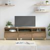vidaXL Meuble TV Ch&ecirc;ne artisanal 150 x 30 x 45 cm Bois d'ing&eacute;nierie