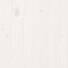 vidaXL Salon de jardin 9 pcs blanc bois de pin massif