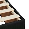 vidaXL Sommier &agrave; lattes de lit avec matelas Noir 140x190 cm Velours