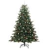 vidaXL Sapin de No&euml;l artificiel Vert 240 cm PVC, m&eacute;tal et plastique