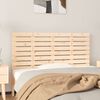 vidaXL T&ecirc;te de lit murale 156x3x63 cm Bois massif de pin