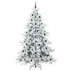 vidaXL Sapin de No&euml;l Artificiel &agrave; Branches Articul&eacute;es Blanc 240 cm
