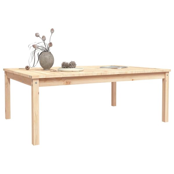 vidaXL Table de jardin 121x82,5x45 cm bois massif de pin