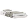 vidaXL Cadre de lit Blanc 80 x 220 cm Pin massif