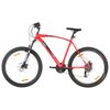 vidaXL V&eacute;lo de montagne 21 vitesses Roues 29 pouces Cadre 53 cm Rouge