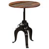 vidaXL Table de bar Bois de r&eacute;cup&eacute;ration massif 75x(76-110) cm