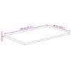 vidaXL Dessus de table bord vivant 120x60x2,5 cm bois de manguier brut