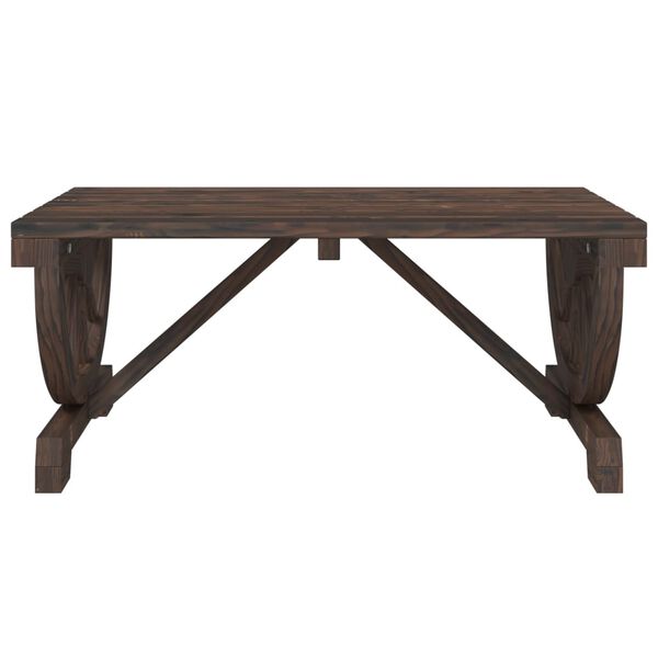 vidaXL Table basse de jardin 90x50x40 cm bois de sapin massif