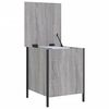 vidaXL Banc de rangement sonoma gris 40x42,5x50 cm bois d'ingénierie