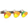 vidaXL Applique murale industrielle Multicolore 65x25 cm E27