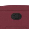 vidaXL Fauteuil inclinable rouge bordeaux tissu