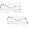 vidaXL Couettes 2 pc 135 x 200 cm Hiver Blanc Respirant
